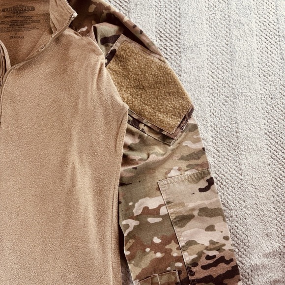 Tru-Spec Multicam/Coyote 1/4 Zip - Cordura Combat Shirt - Size Medium Regular - Picture 5 of 15